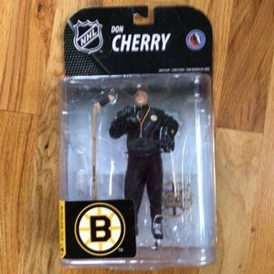 DON CHERRY NHL BRUINS ACTION FIGURE NEW IN BOX 2008